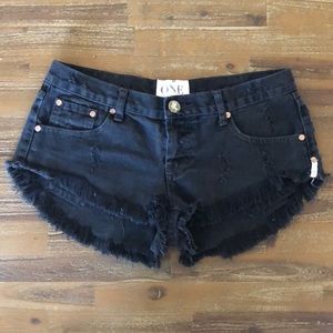 One Teaspoon Bonitas Denim Shorts